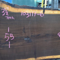 Goby Walnut Products Oregon Black Walnut Slab 103117-06 Green Slabs