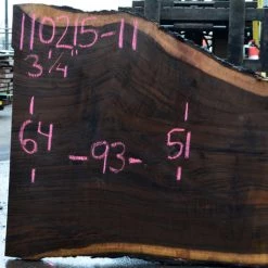 Goby Walnut Green Slabs Oregon Black Walnut Slab 110215-11