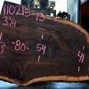 Goby Walnut Oregon Black Walnut Slab 110215-13