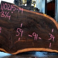 Goby Walnut Green Slabs Oregon Black Walnut Slab 110215-14