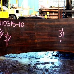 Goby Walnut Oregon Black Walnut Slab 110315-10 Green Slabs