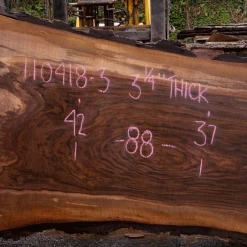 Goby Walnut Green Slabs 110418-03 Oregon Black Walnut Slab