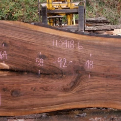Goby Walnut 110418-06 Oregon Black Walnut Slab Green Slabs