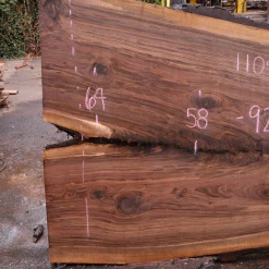 Goby Walnut 110418-06 Oregon Black Walnut Slab Green Slabs