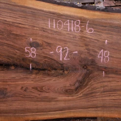 Goby Walnut 110418-06 Oregon Black Walnut Slab Green Slabs