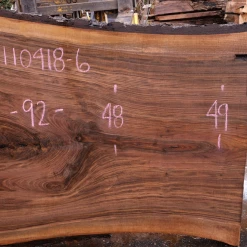 Goby Walnut 110418-06 Oregon Black Walnut Slab Green Slabs