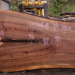Goby Walnut Green Slabs 110418-08 Oregon Black Walnut Slab