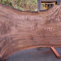 Goby Walnut Green Slabs 110618-01 Oregon Black Walnut Slab