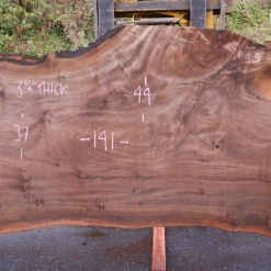 Goby Walnut Green Slabs 110618-01 Oregon Black Walnut Slab