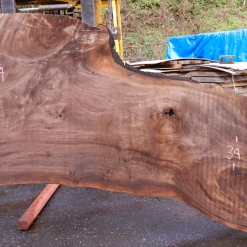 Goby Walnut Green Slabs 110618-01 Oregon Black Walnut Slab