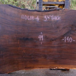Goby Walnut Green Slabs 110618-04 Oregon Black Walnut Slab