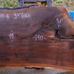 Goby Walnut Green Slabs 110618-04 Oregon Black Walnut Slab