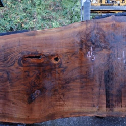 Goby Walnut Green Slabs 110618-12 Oregon Black Walnut Slab