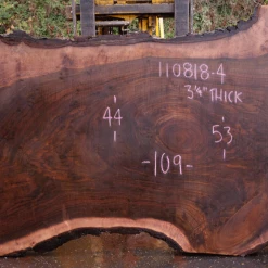 Goby Walnut 110818-04 Oregon Black Walnut Slab Green Slabs