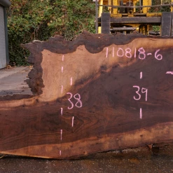 Goby Walnut Green Slabs 110818-06 Oregon Black Walnut Slab