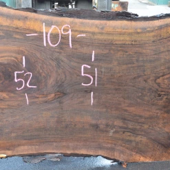 Goby Walnut 111319-03 Oregon Black Walnut Green Slabs