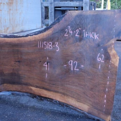 Goby Walnut 111518-03 Oregon Black Walnut Slab Green Slabs