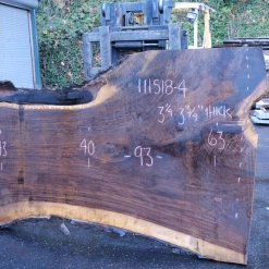 Goby Walnut 111518-04 Oregon Black Walnut Slab Green Slabs