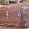 Goby Walnut 111518-08 Oregon Black Walnut Slab Green Slabs