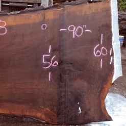 Goby Walnut 111518-08 Oregon Black Walnut Slab Green Slabs
