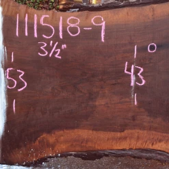 Goby Walnut Green Slabs 111518-09 Oregon Black Walnut Slab