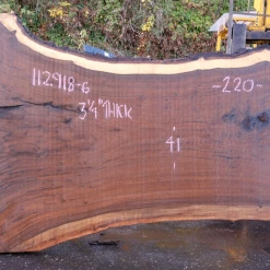 Goby Walnut Products Green Slabs 112918-06 Oregon Black Walnut Slab
