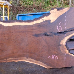 Goby Walnut Products Green Slabs 112918-06 Oregon Black Walnut Slab