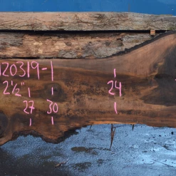 Goby Walnut Products Green Slabs Oregon Black Walnut Slab 120319-01