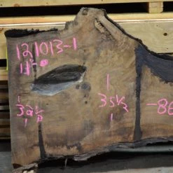 Goby Walnut Oregon Black Walnut Slab 121013-01