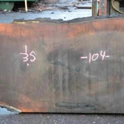 Goby Walnut Oregon Black Walnut Slab 122014-03 Green Slabs