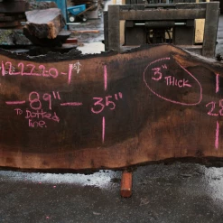 Goby Walnut Products Oregon Black Walnut Slab 122220-01