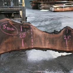 Goby Walnut Products Oregon Black Walnut Slab 122220-01