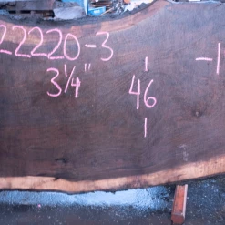 Goby Walnut Products Oregon Black Walnut Slab 122220-03