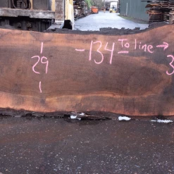 Goby Walnut Products Oregon Black Walnut Slab 122220-04 Green Slabs