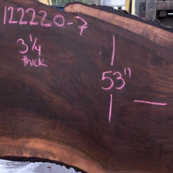 Goby Walnut Products Oregon Black Walnut Slab 122220-07 Green Slabs