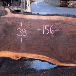 Goby Walnut Products Oregon Black Walnut Slab 122220-11 Green Slabs
