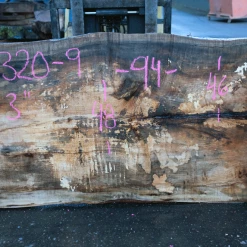 Goby Walnut Products Big Leaf Maple Slab 122320-09