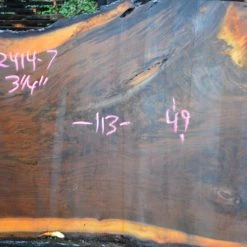Goby Walnut Oregon Black Walnut Slab 122414-07 Green Slabs