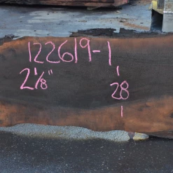 Goby Walnut Products Oregon Black Walnut Slab 122619-01