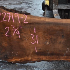 Goby Walnut Products Oregon Black Walnut Slab 122719-02 Green Slabs