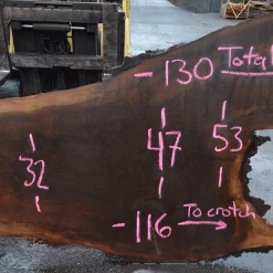 Goby Walnut Products Oregon Black Walnut Slab 122719-03 Green Slabs