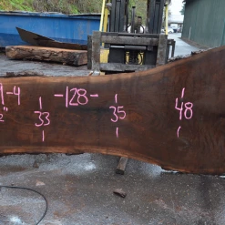 Goby Walnut Products Oregon Black Walnut Slab 122719-04 Green Slabs