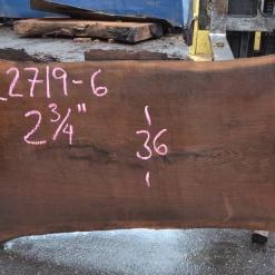 Goby Walnut Products Oregon Black Walnut Slab 122719-06 Green Slabs