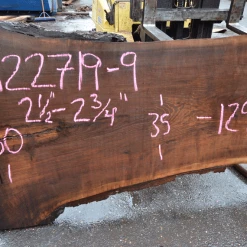 Goby Walnut Products Oregon Black Walnut Slab 122719-09 Green Slabs