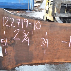 Goby Walnut Products Oregon Black Walnut Slab 122719-10 Green Slabs
