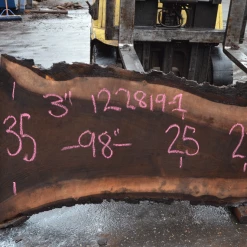 Goby Walnut Products Green Slabs Oregon Black Walnut Slab 122819-01