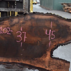 Goby Walnut Products Oregon Black Walnut Slab 122819-02