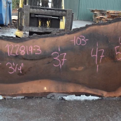 Goby Walnut Products Oregon Black Walnut Slab 122819-03