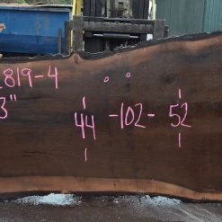 Goby Walnut Products Oregon Black Walnut Slab 122819-04