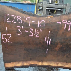 Goby Walnut Products Green Slabs Oregon Black Walnut Slab 122819-10